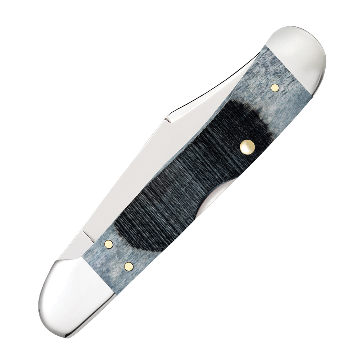 Case XX Gray Sawcut Jigged Bone CopperLock Folding Knife