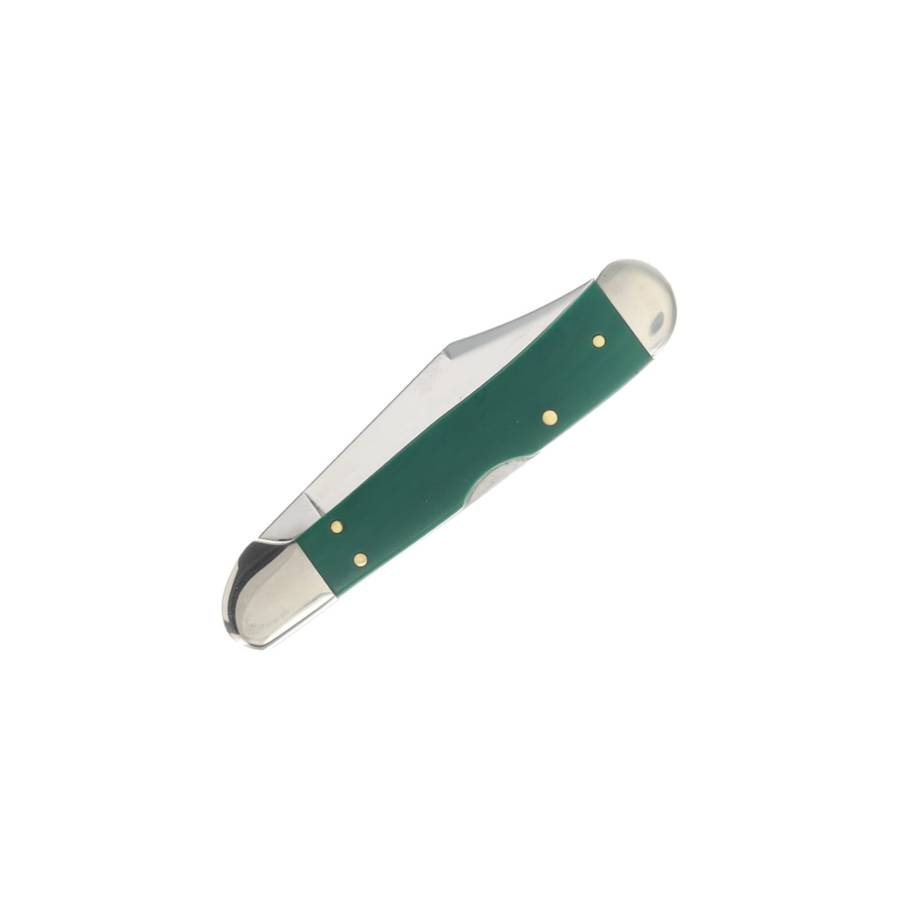 Case XX Spruce Green Smooth Synthetic Mini CopperLock Folding