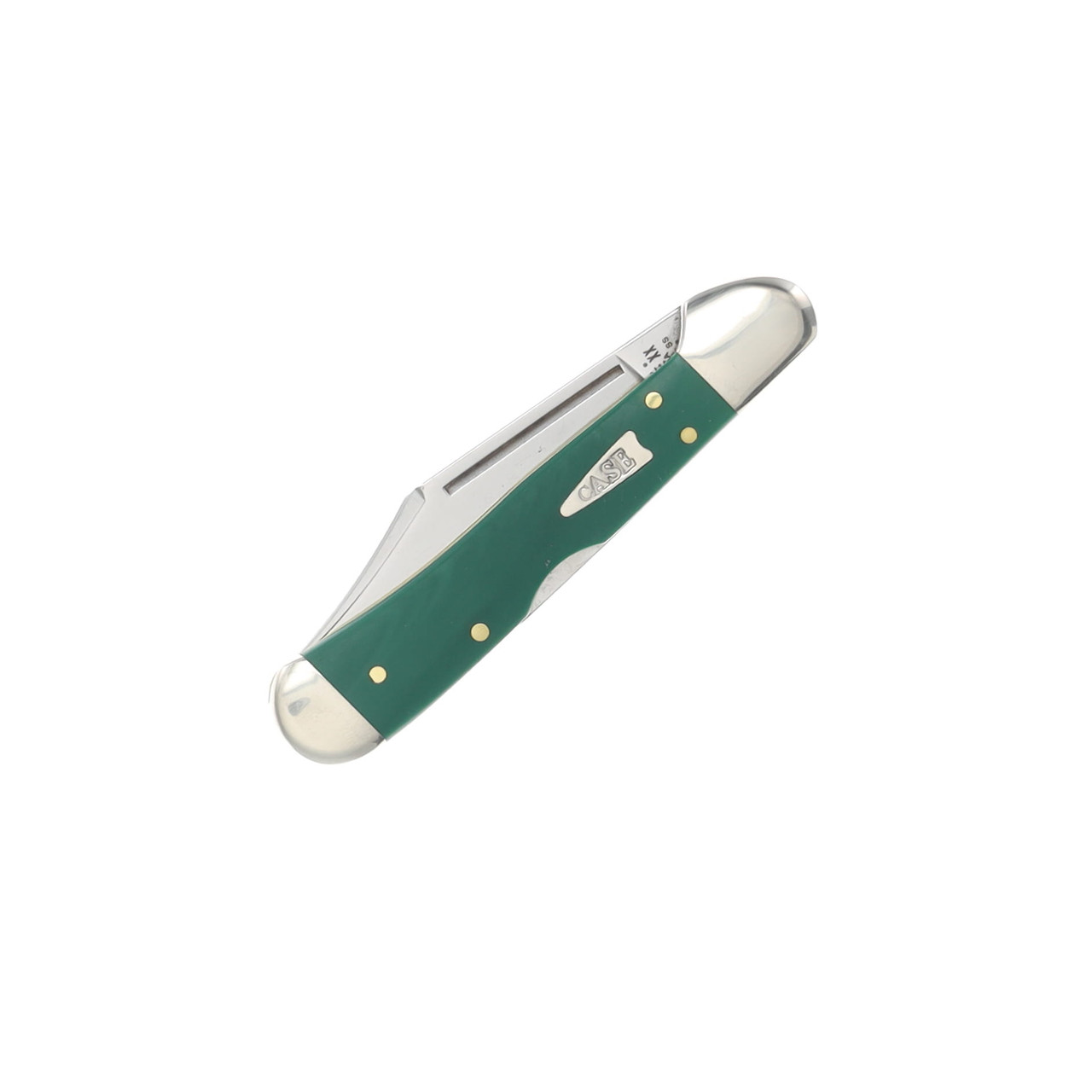 Case XX Spruce Green Smooth Synthetic Mini CopperLock Folding