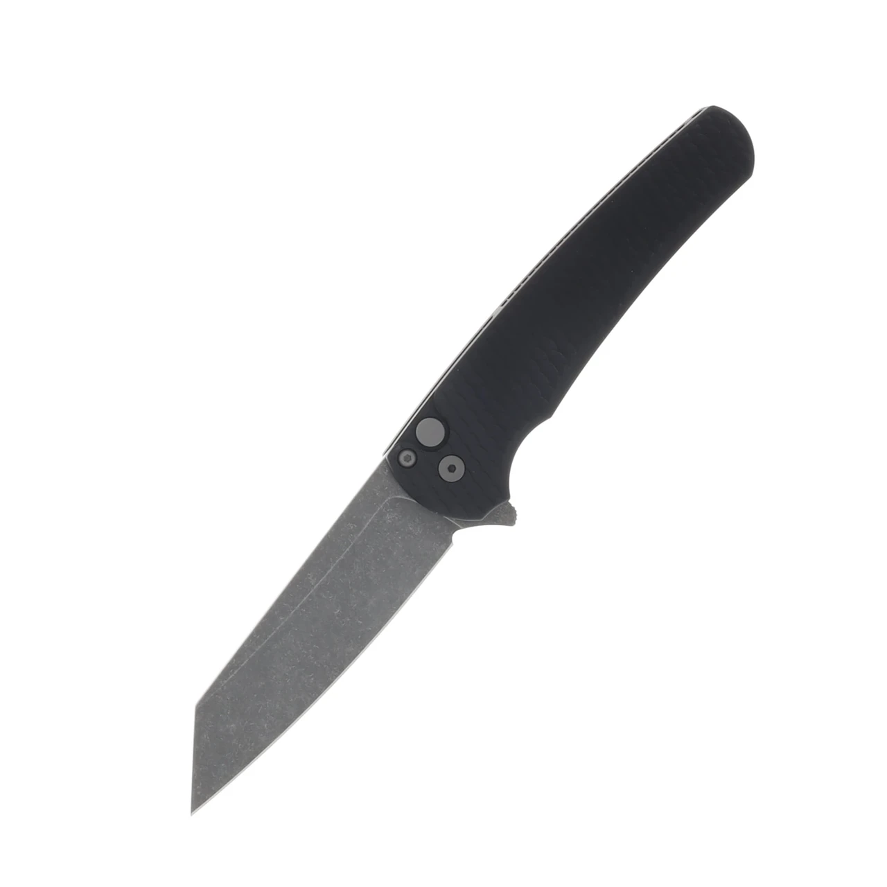 Pro Tech Malibu Flipper Black 7075 Dragon Scale Aluminum Handles Acid Washed Magnacut Reverse Tanto 5435-AW
