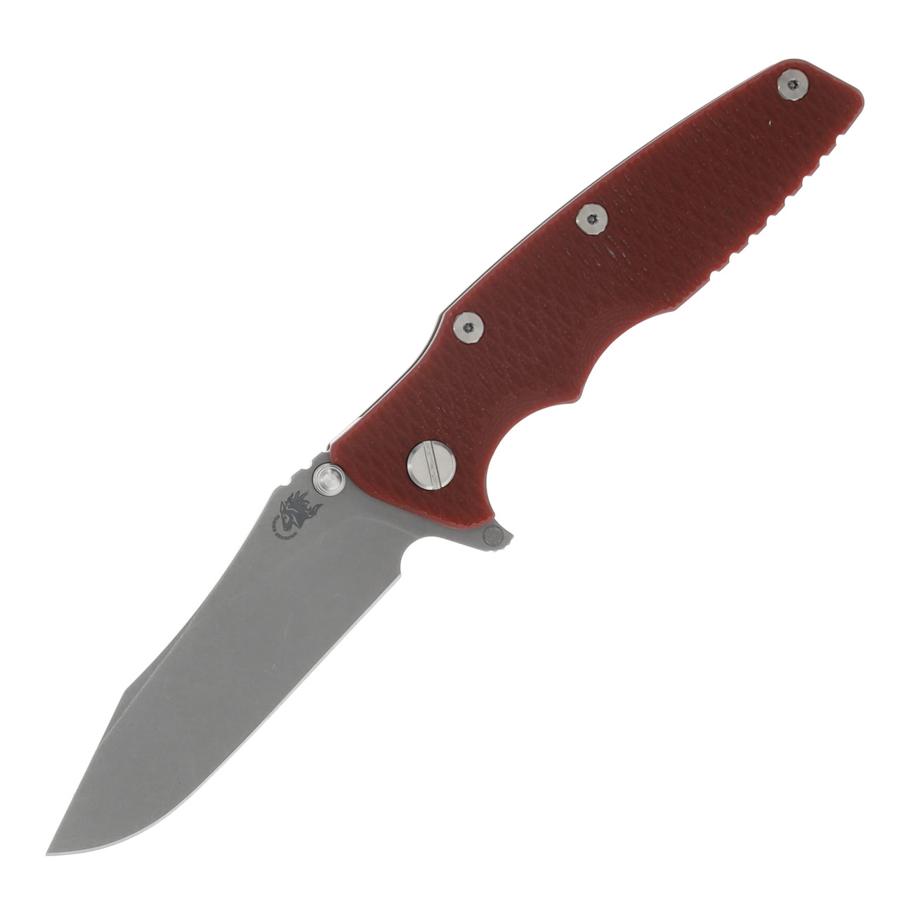 Hinderer 3.5 Eklipse Skinny Slicer Hollow Ground Tri-Way Battle Bronze Red G-10 KEK35SKSLHOTWBBZRD