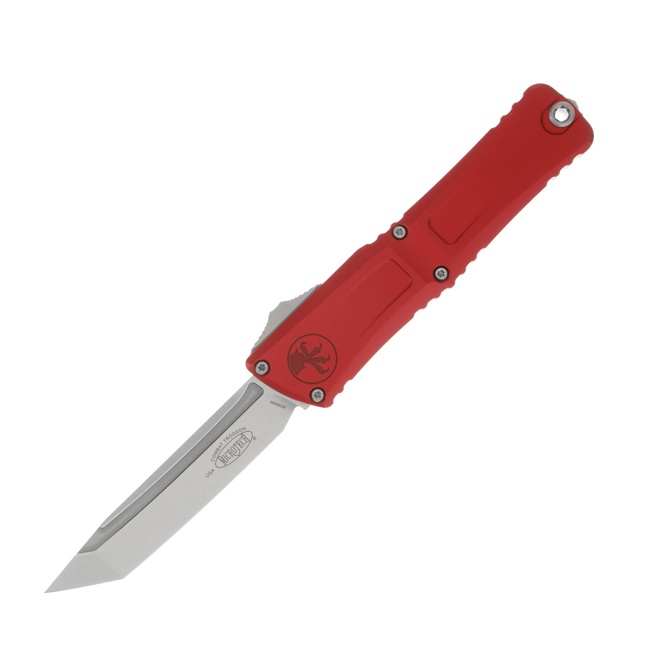 MICROTECH Combat Troodon T/E Gen III Red Stonewash Standard AUMT114410RD. front