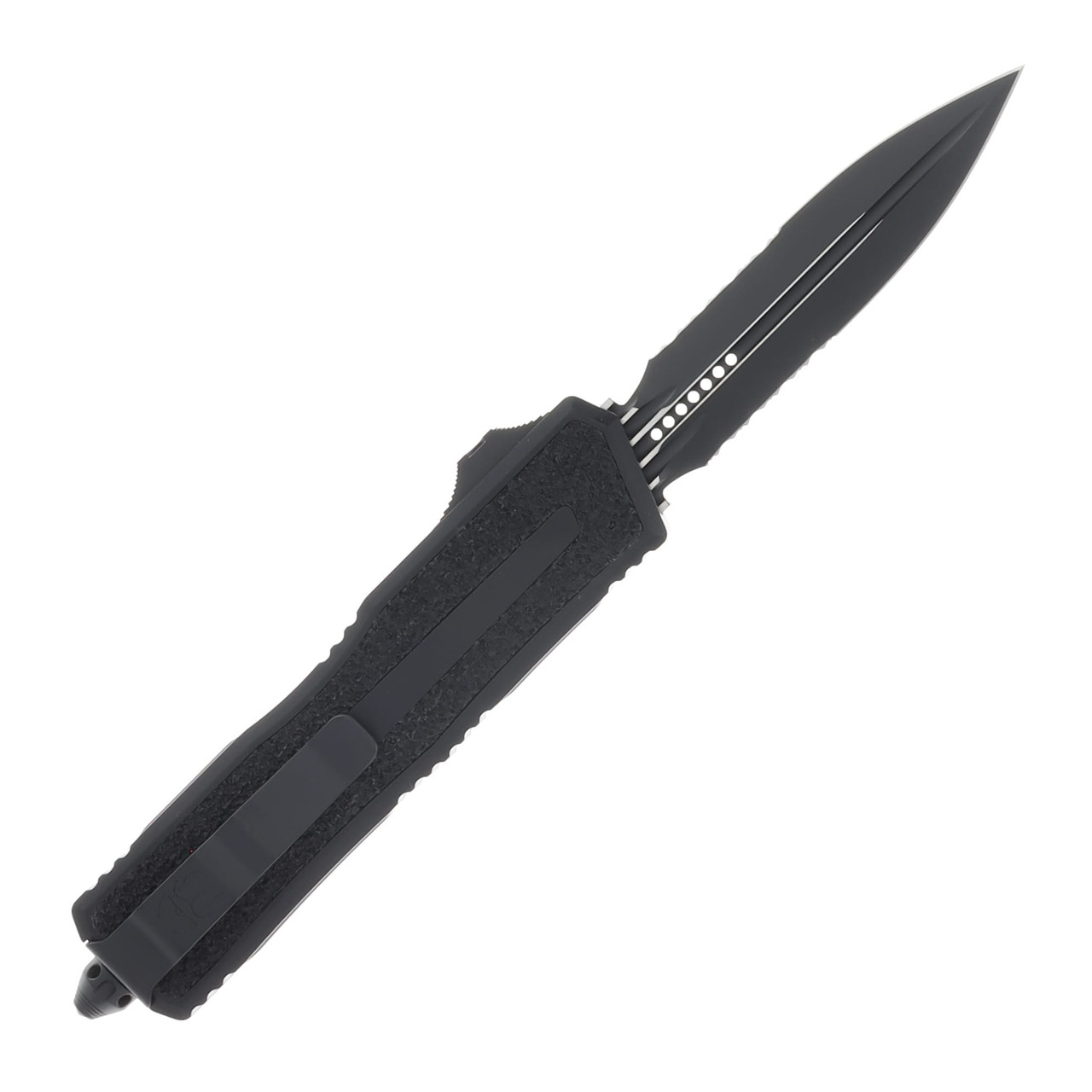 Microtech Scarab II GEN III D-E Black Part Serrate Tactical OTF