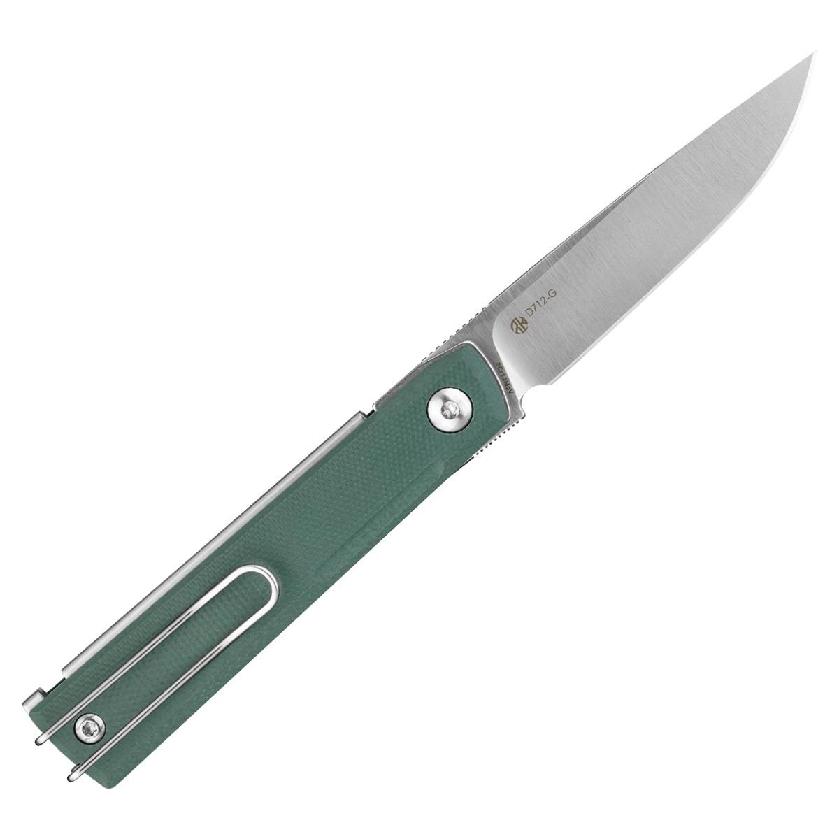 Ruike D712-G Invisible Flipper Folding Knife Satin Drop Point