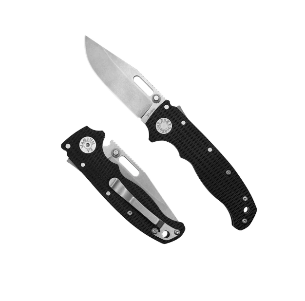 Demko Knives AD20.5 Folding Knife 3 Inch Plain Satin Clip Point