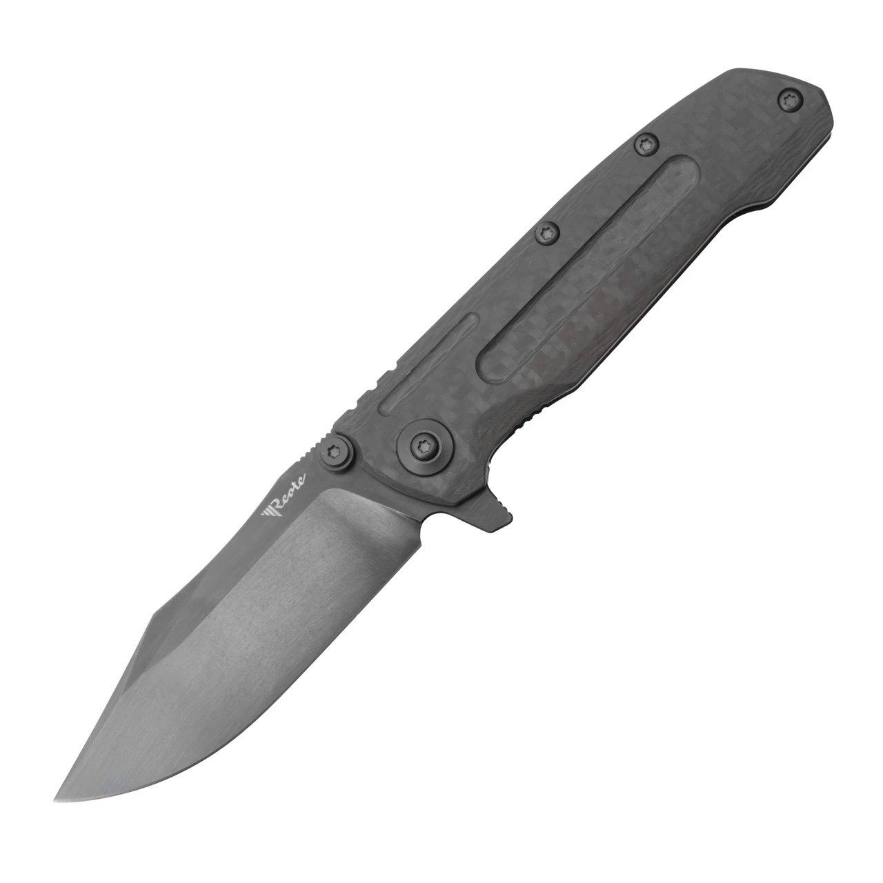 Reate District 9D-V2 Folding Knife DLC 154CM/DLC Titanium RE9D-V2-5