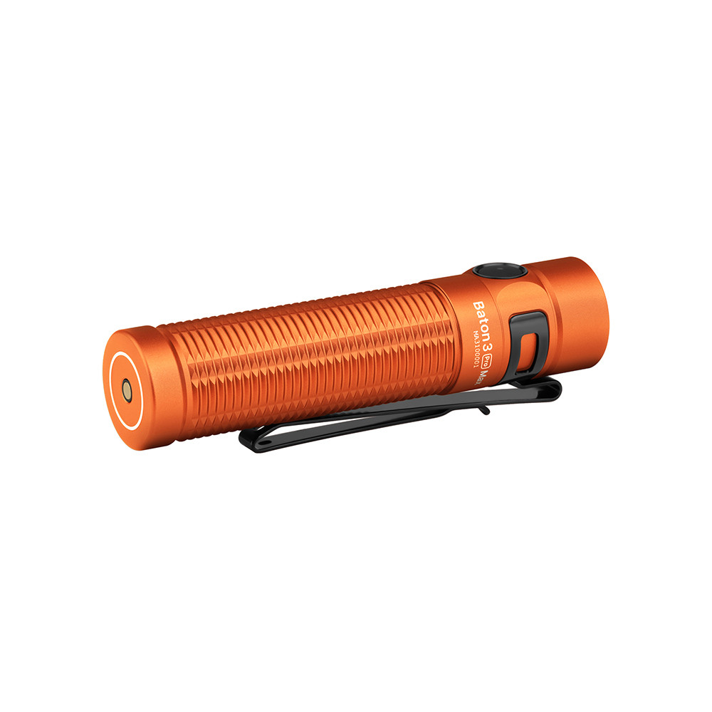 OLIGHT (オーライト) Baton3 Pro Max : オレンジ Olight Baton 3 Pro Max Flashlight Orange 2500 Lumens EDC Light