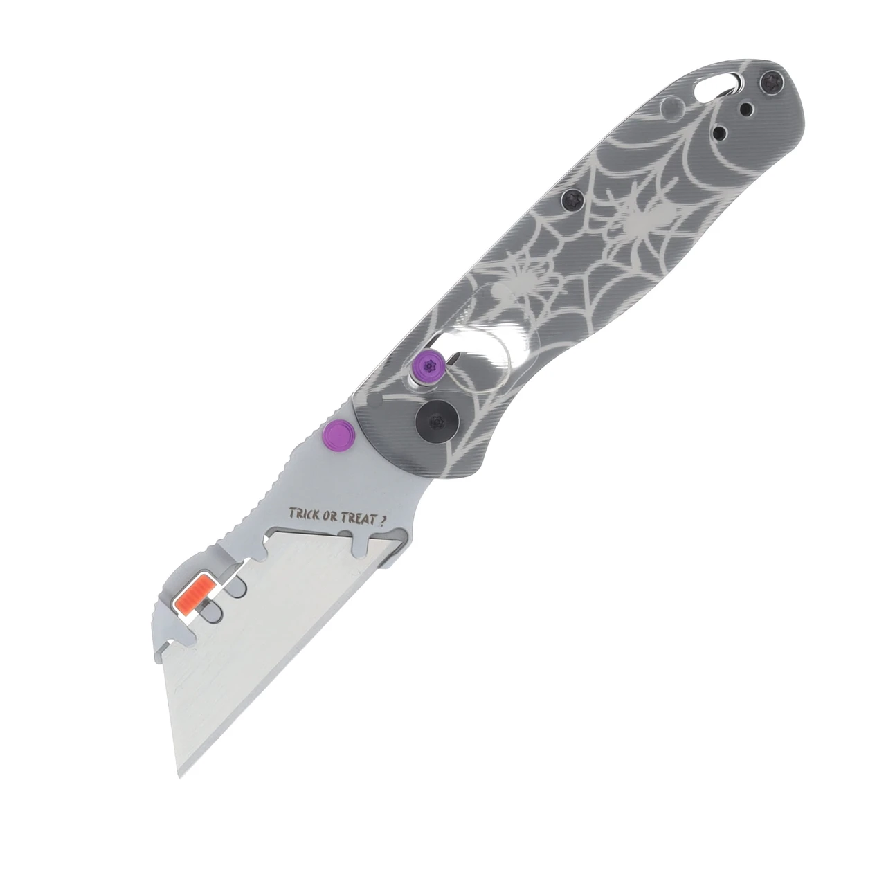 Kizer UTI Bear 2 Folding Utility Knife Halloween 2025 Spiderwebs V3619JHW2