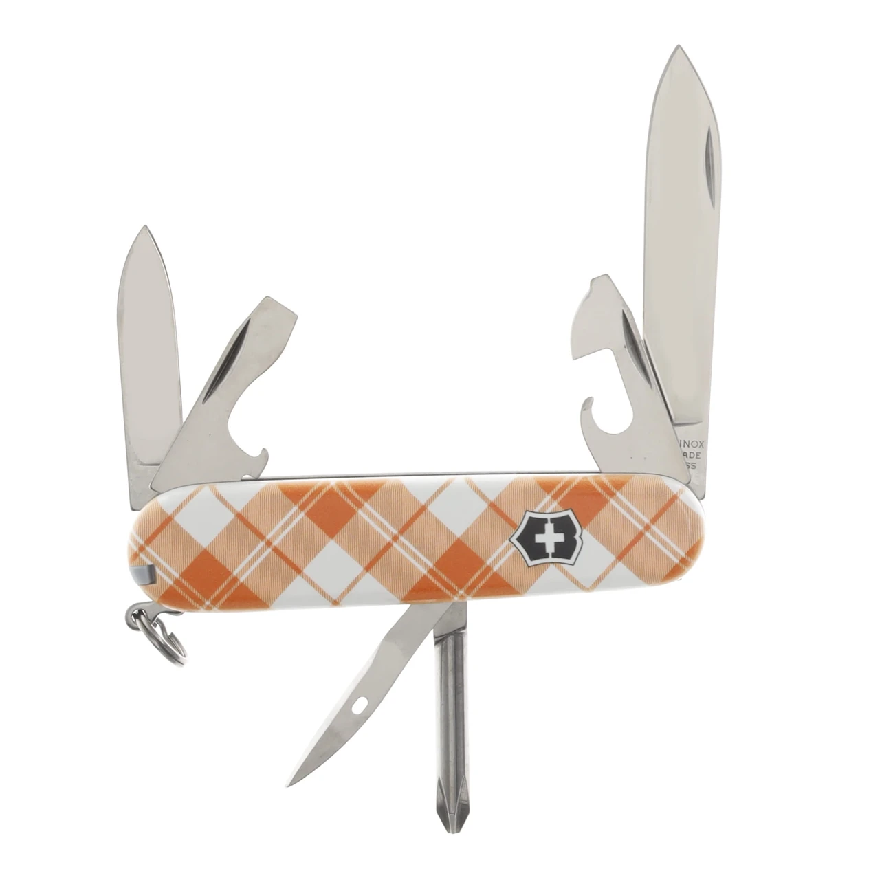 Victorinox Orange Plaid Tinker V1186