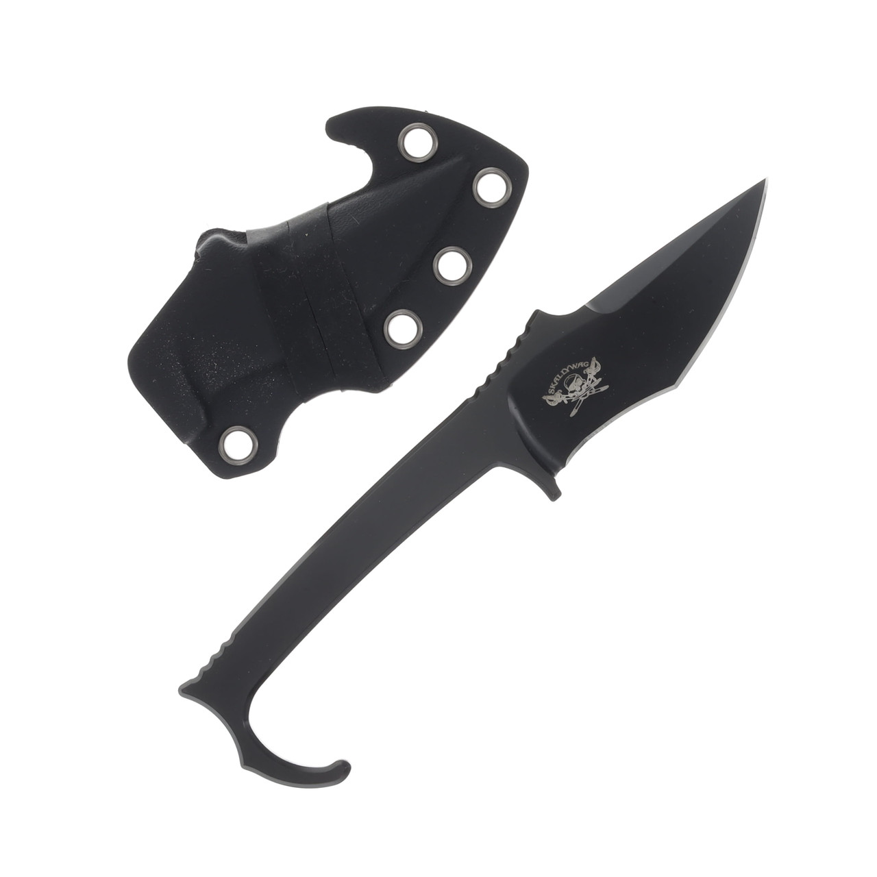 Skallywag Tactical MDV Plus One 3.25in Plain Black Modified Drop Point SWTMDVBLK