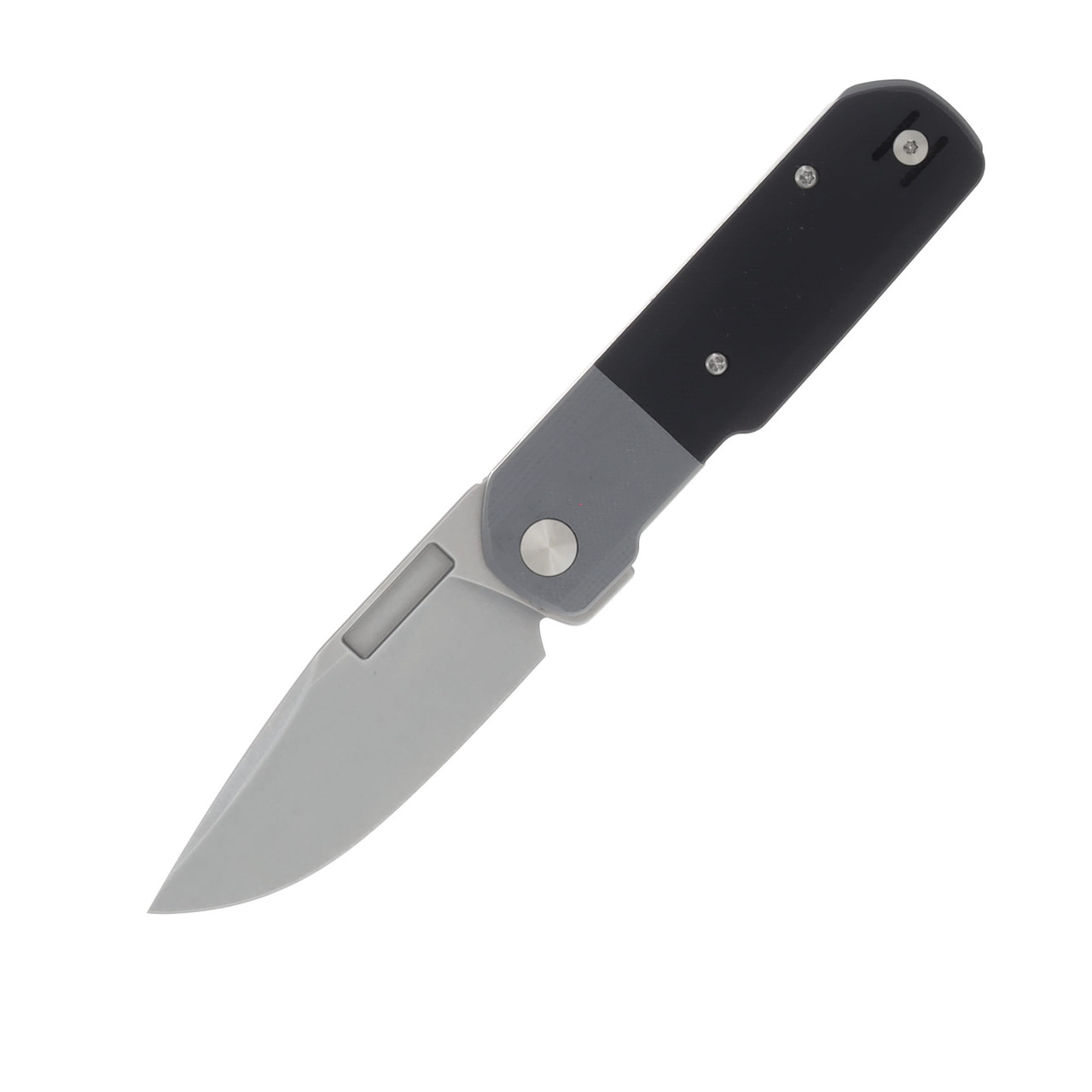 Vero Engineering Avid 1 Gray – Black 3.25in Plain Stonewash Drop Point V-AV-SBG-2247-S