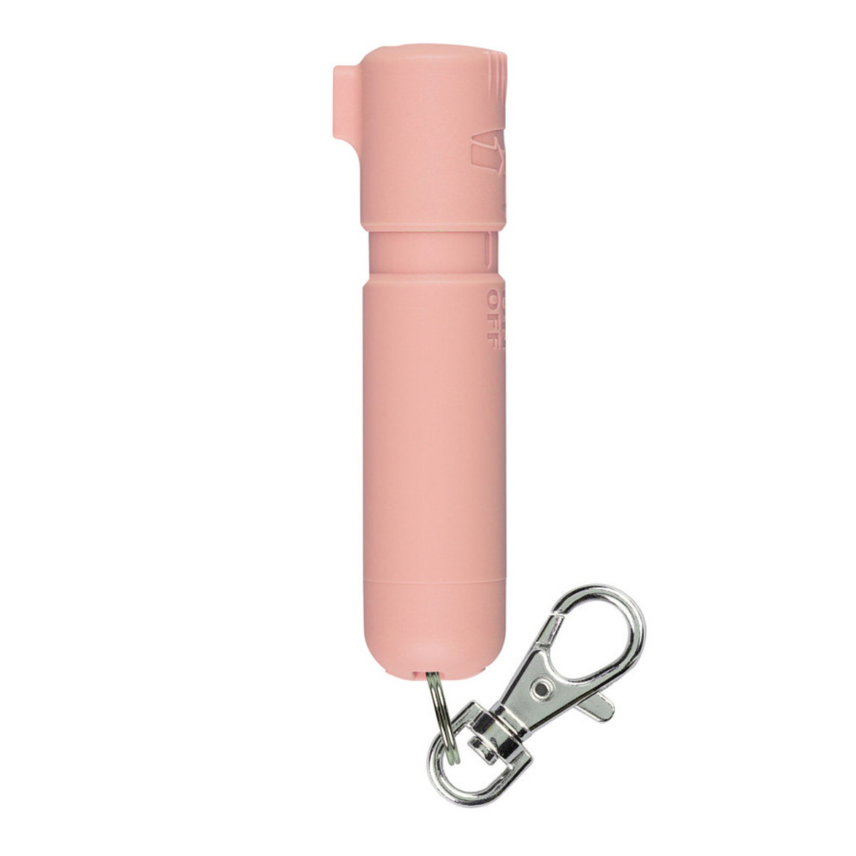 SABRE SOFT PINK MIGHTY DISCREET PEPPER SPRAY WITH SNAP CLIP