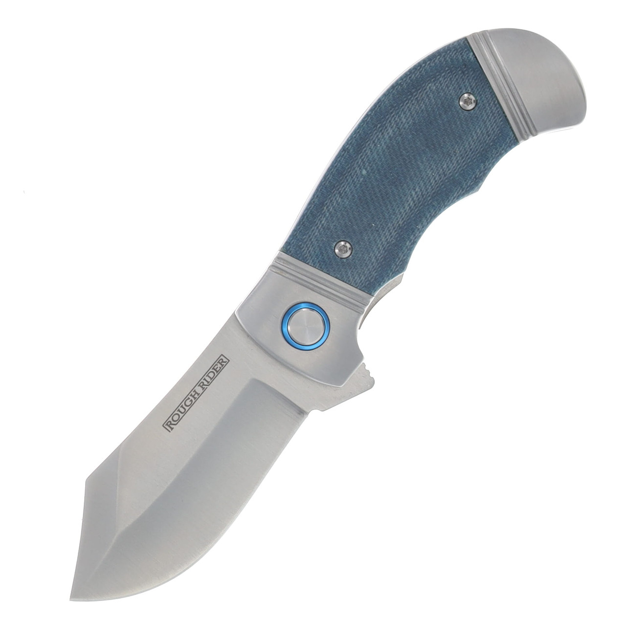 Rough Rider Blue Denim Folder RR2759 - Smoky Mountain Knife Works