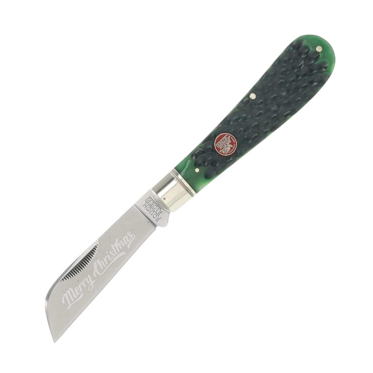Rough Rider 25' Christmas Half Hawk Red & Green Jigged Bone RR2725