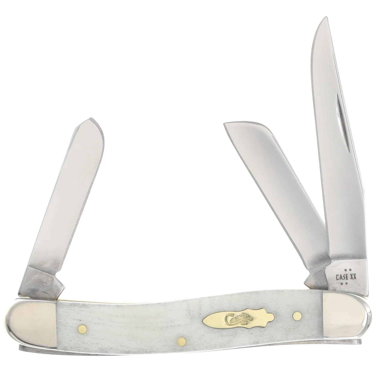 Case XX Natural Smooth Bone Medium Stockman Folding Knife CA11021