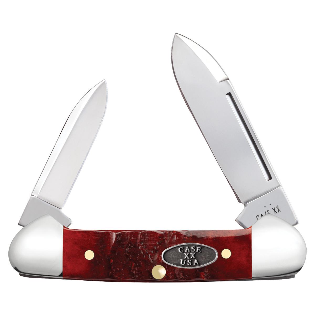 Case XX Gator Jigged Old Red Bone Baby Butterbean Folding Knife CA51545