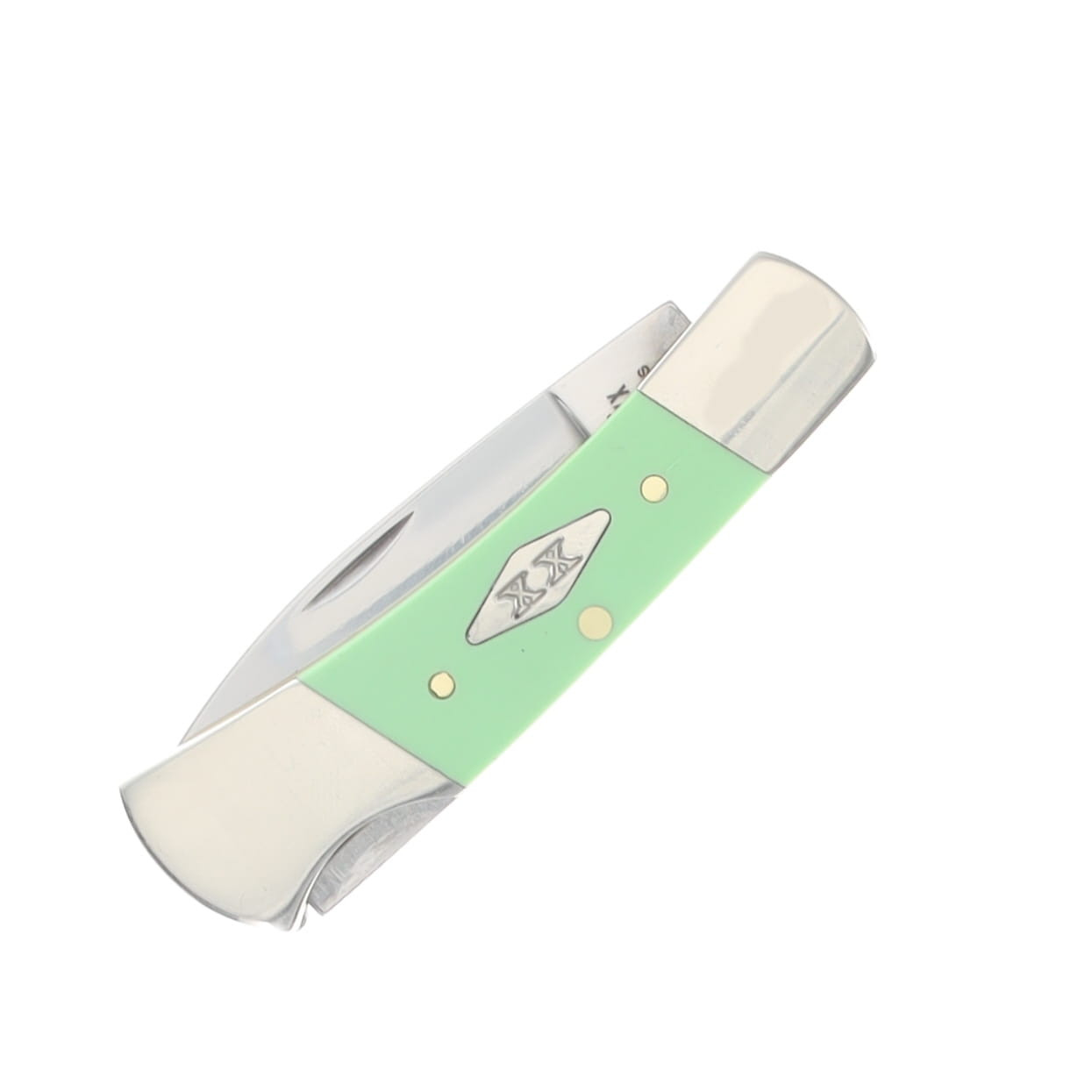 Case XX Mint Green Smooth Synthetic Lockback Folding Knife CA63836