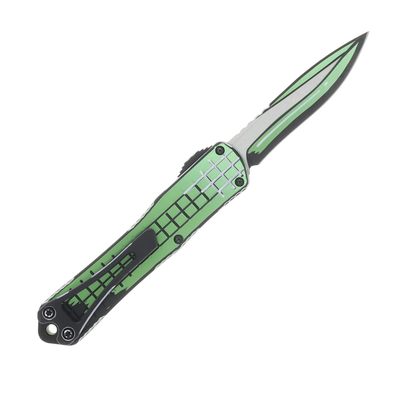 Heretic Manticore S OTF Auto Recurve Grenade Grip Cel Shade