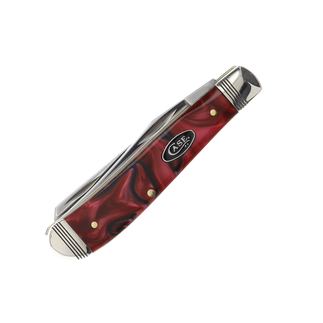 Cinnamon☆☆☆☆☆ Case XX Cinnamon Swirl Kirinite Mini Trapper Folding Knife with