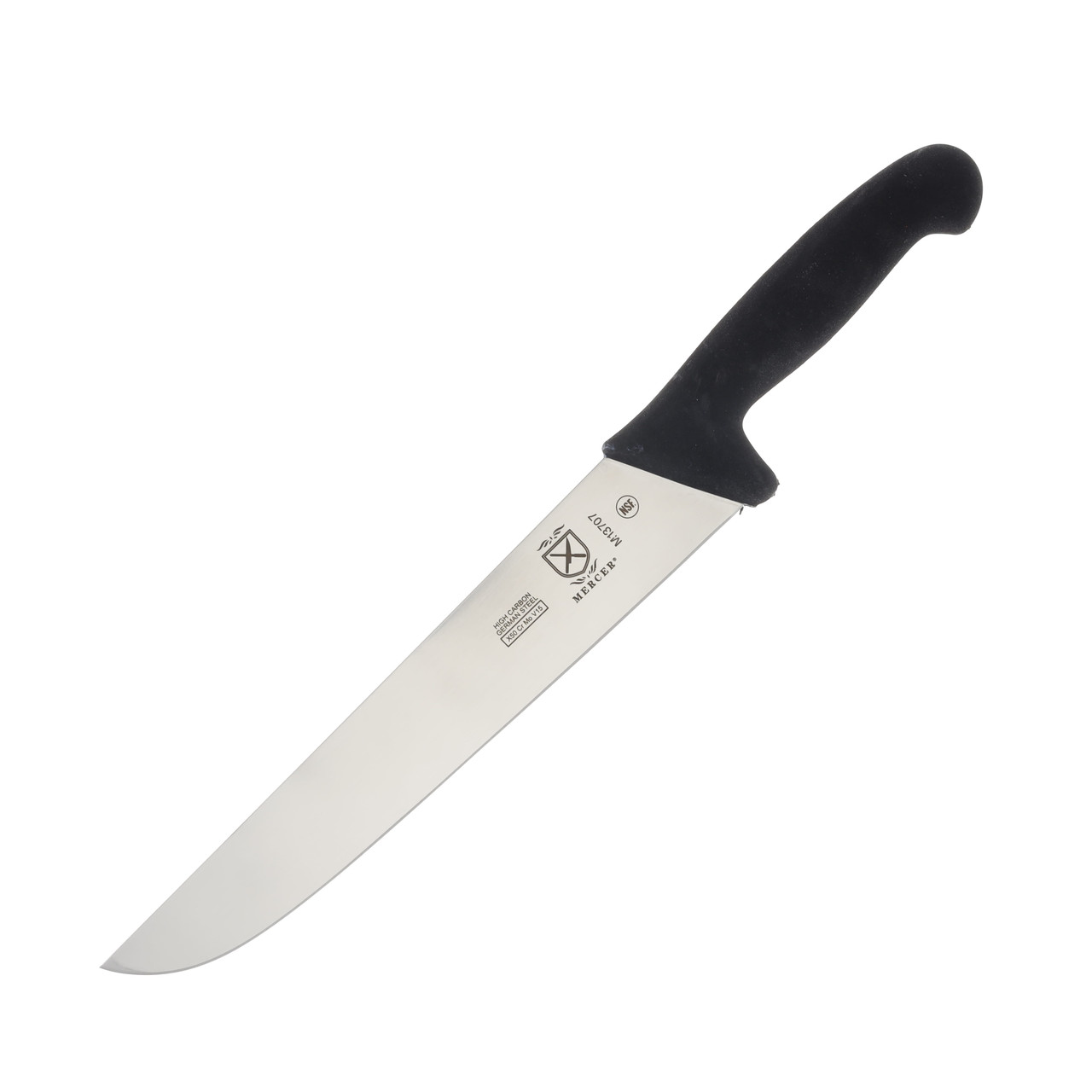 Mercer BPX European Butcher Knife Black GRN 10.25in German Steel M13707