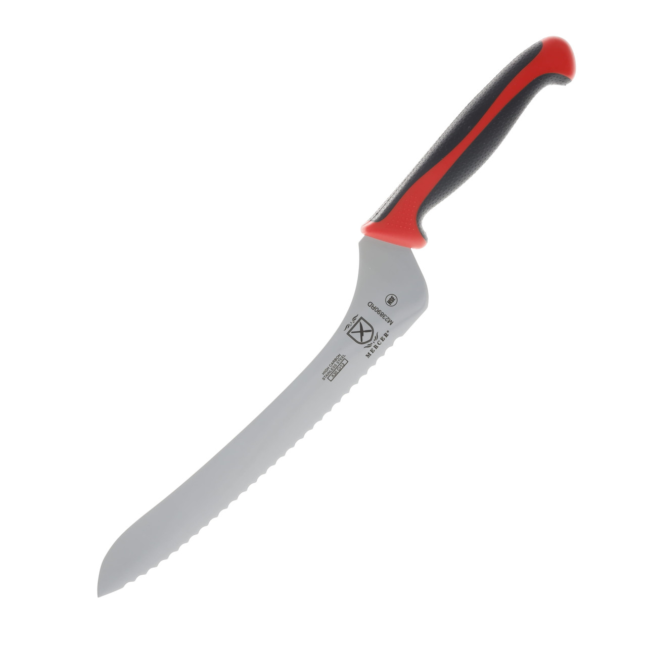 Mercer Sports Millennia Colors 9" Offset Bread Wavy Edge Red & Black Handle M23890RD
