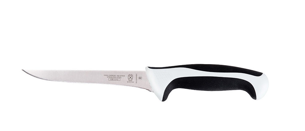 Mercer Sports Millennia Colors 6" Boning Standard White & Black Handle M22306WBH