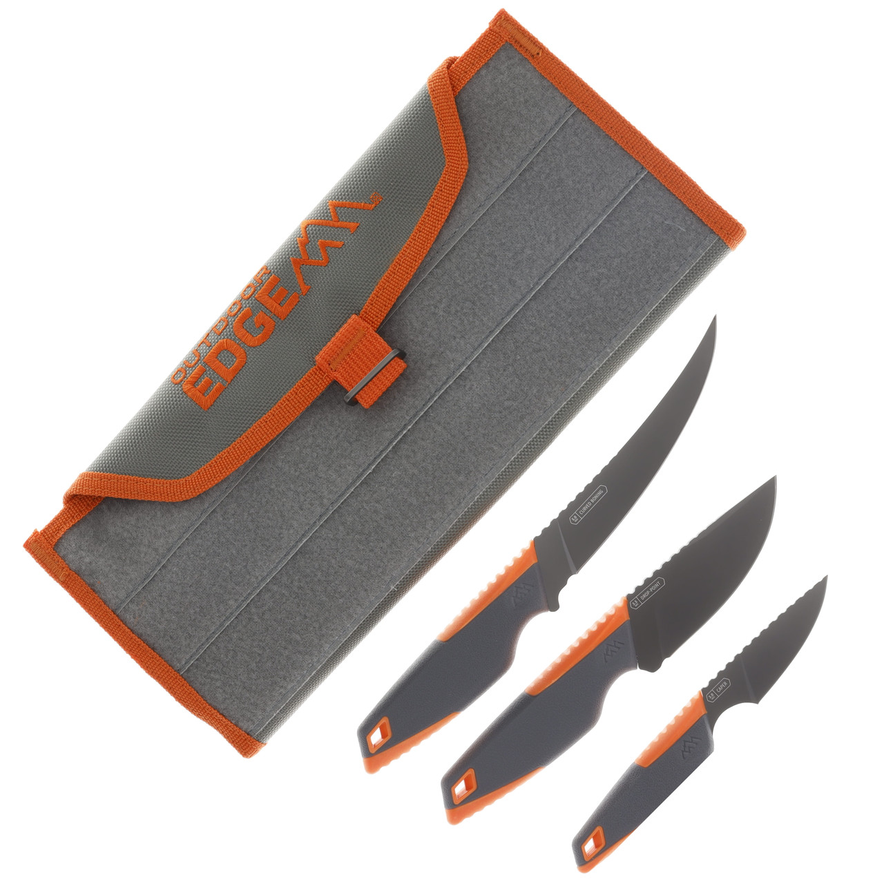 Outdoor Edge Vantex 4-Pc Roll Pack Game Processing Kit OEVNTX4-C