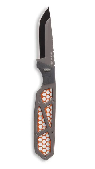 Outdoor Edge Razor APX Gray – Orange 3in Plain Black Drop Point