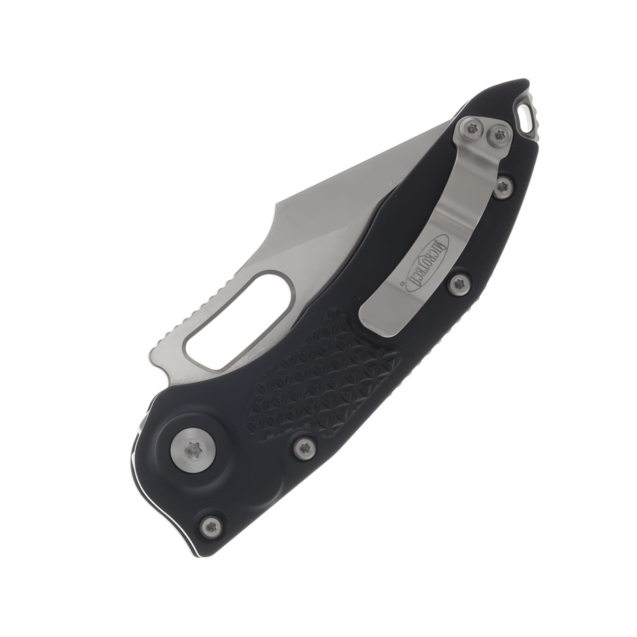Microtech Stitch Auto S/E Satin standard Black AUMT1694 - Smoky