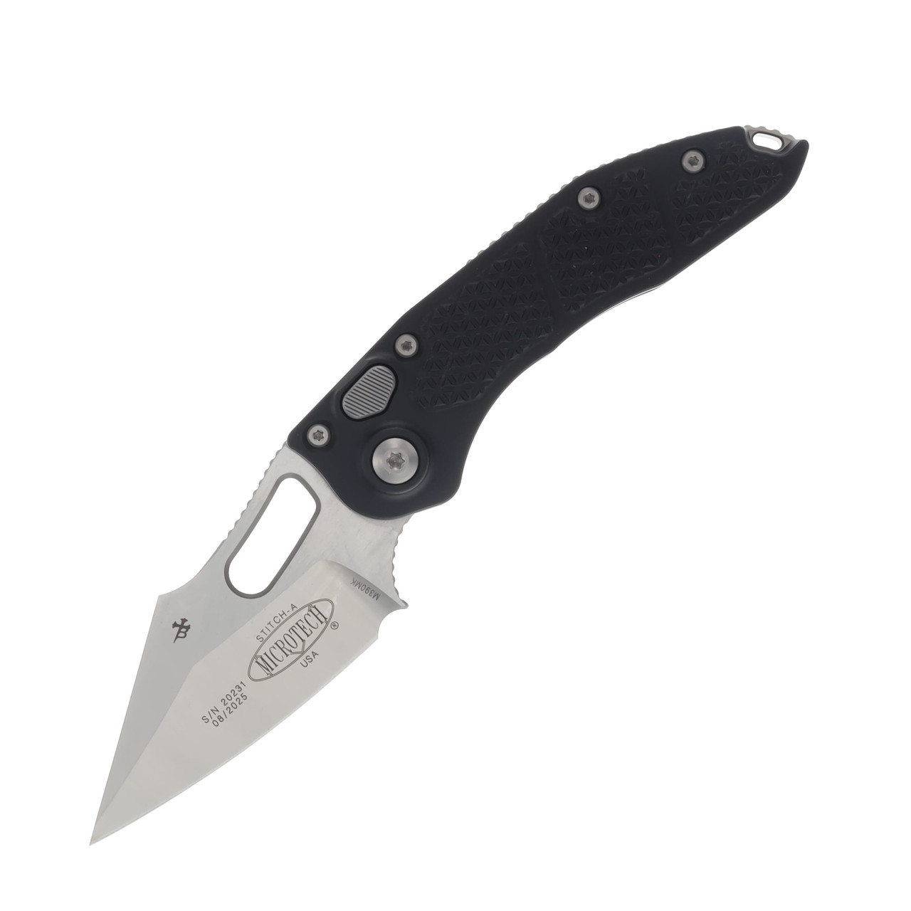 Microtech Stitch Auto S/E Satin standard Black AUMT1694