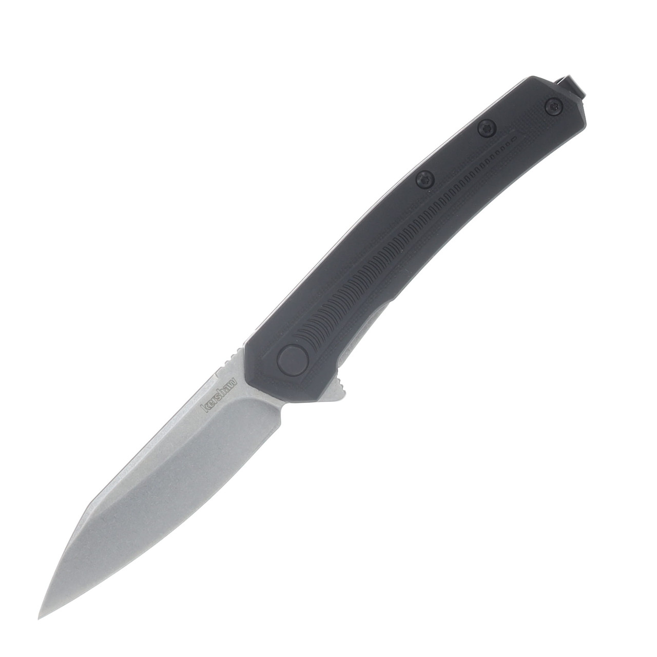 Kershaw Raygun Folding Knife 2.8 Inch Plain Stonewash Reverse Tanto KS1427