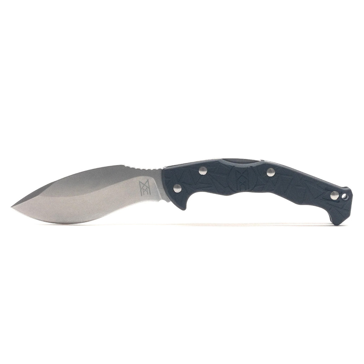 Midgards Messer-Odin's Toothpick Mini Kukri Black FRN Handle MM Viking Steel Hybrid Cryo Blade MM-EDC-KKRI-FLD-BLK