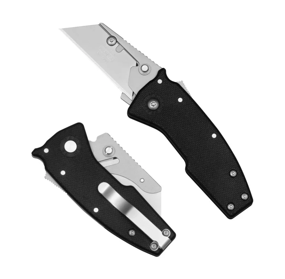 Demko Razor-Shark Folding Utility Razor Black GRN DKRSB