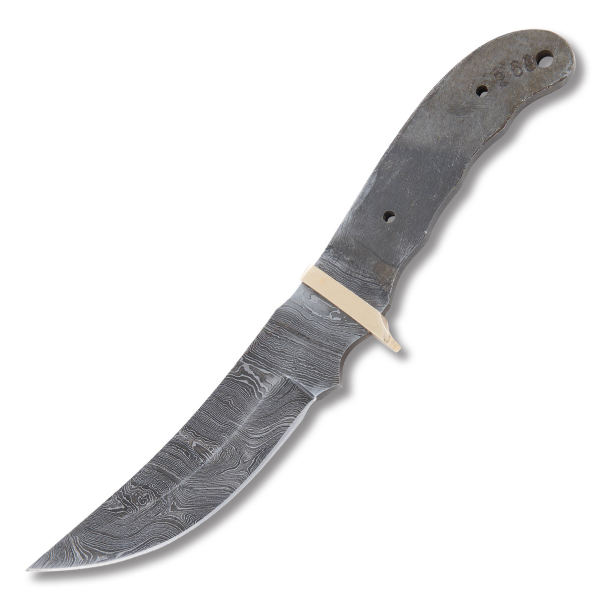 Szco Full Tang Damascus 5.50" Upswept Skinner Blade Blank BL040