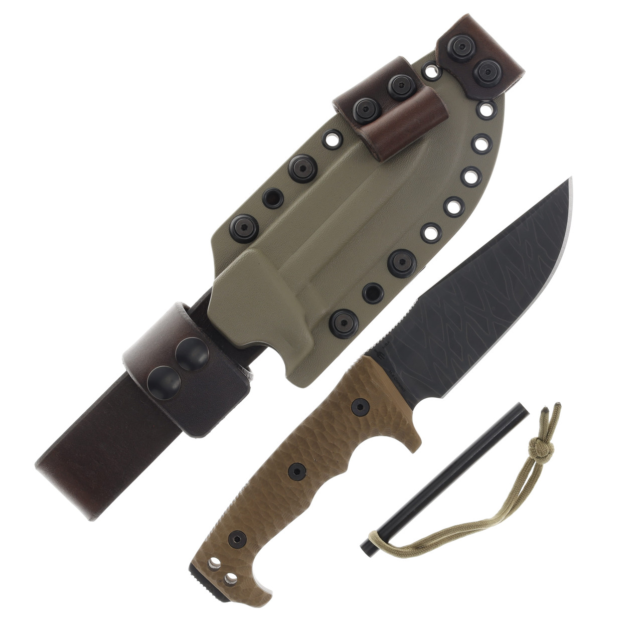 Miller Bros Blades Tan Sheath Tan Handle M-8CTSTH