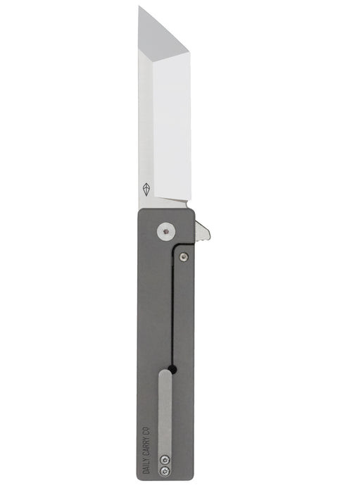 Daily Carry Co Vanguard Folding Knife Assisted Opening Titanium 2.95in Tanto DCVAN