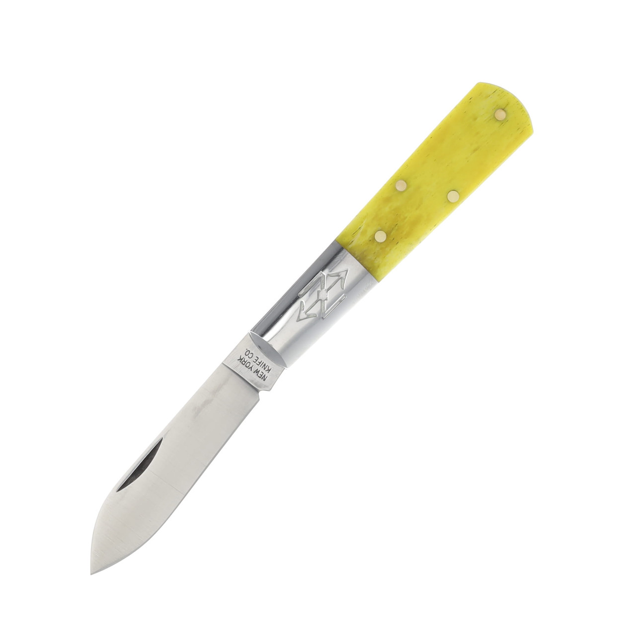 New York Knife Co. Yellow Smooth Bone Barlow NYK1506-YS