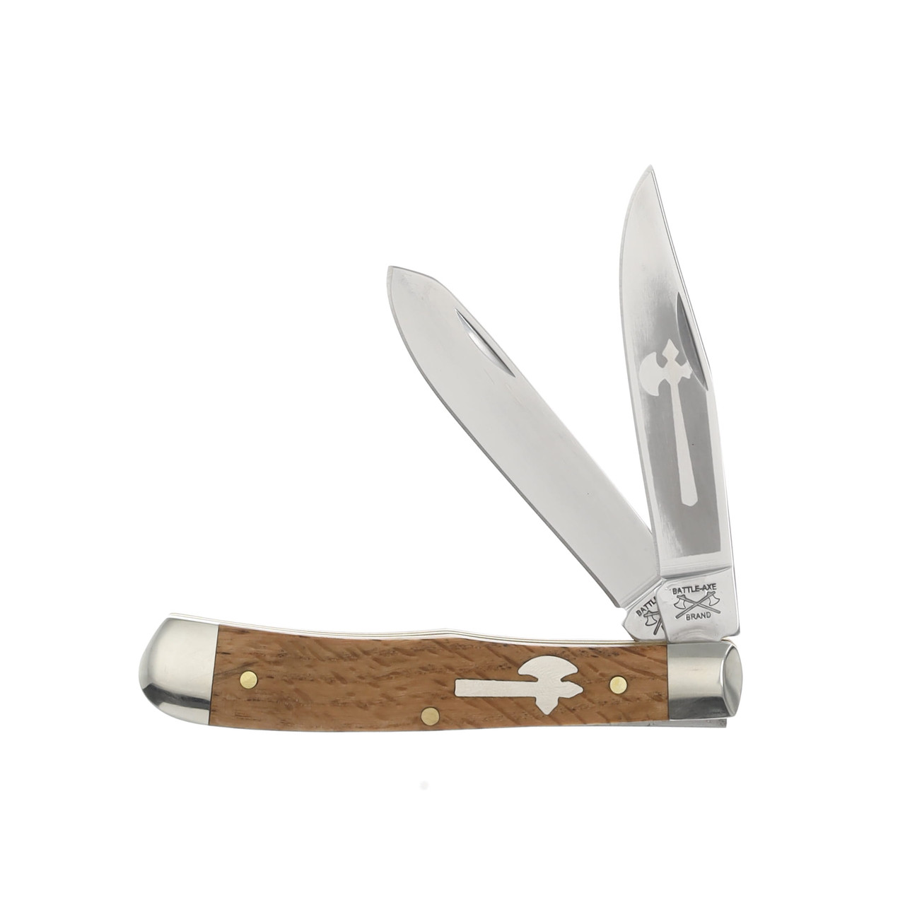 Battle Axe Trapper Burl Oak Wood Handle CCBA-BO