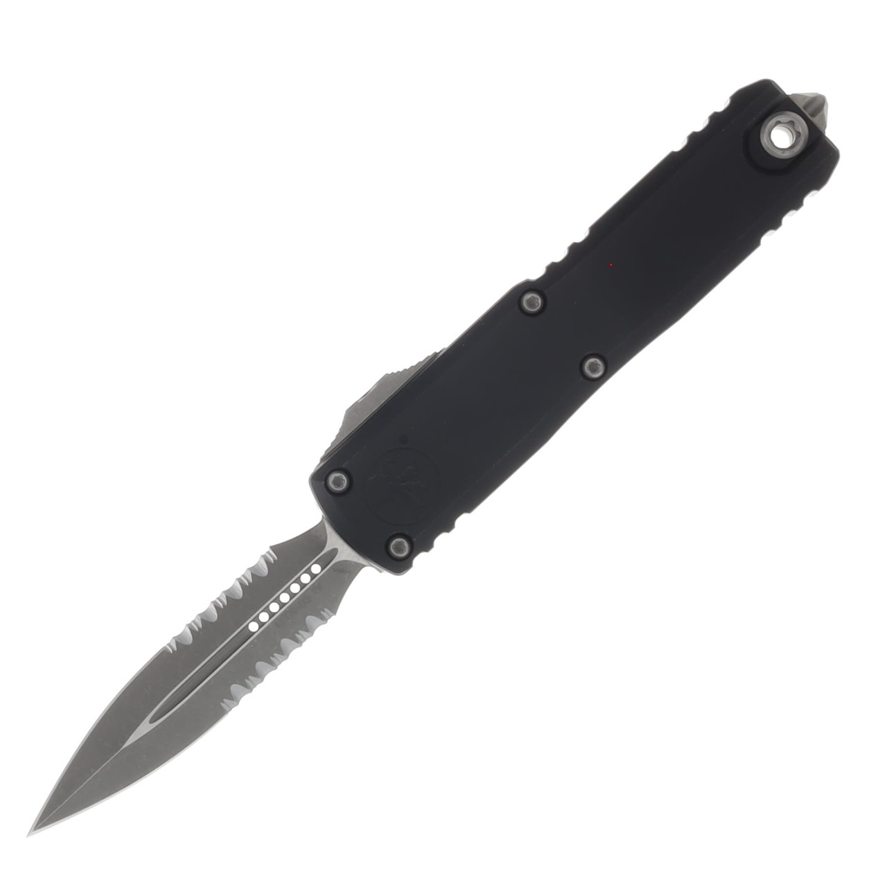 Microtech UTX-85 GEN IV OTF Auto D/E Apocalyptic Part Serrate
