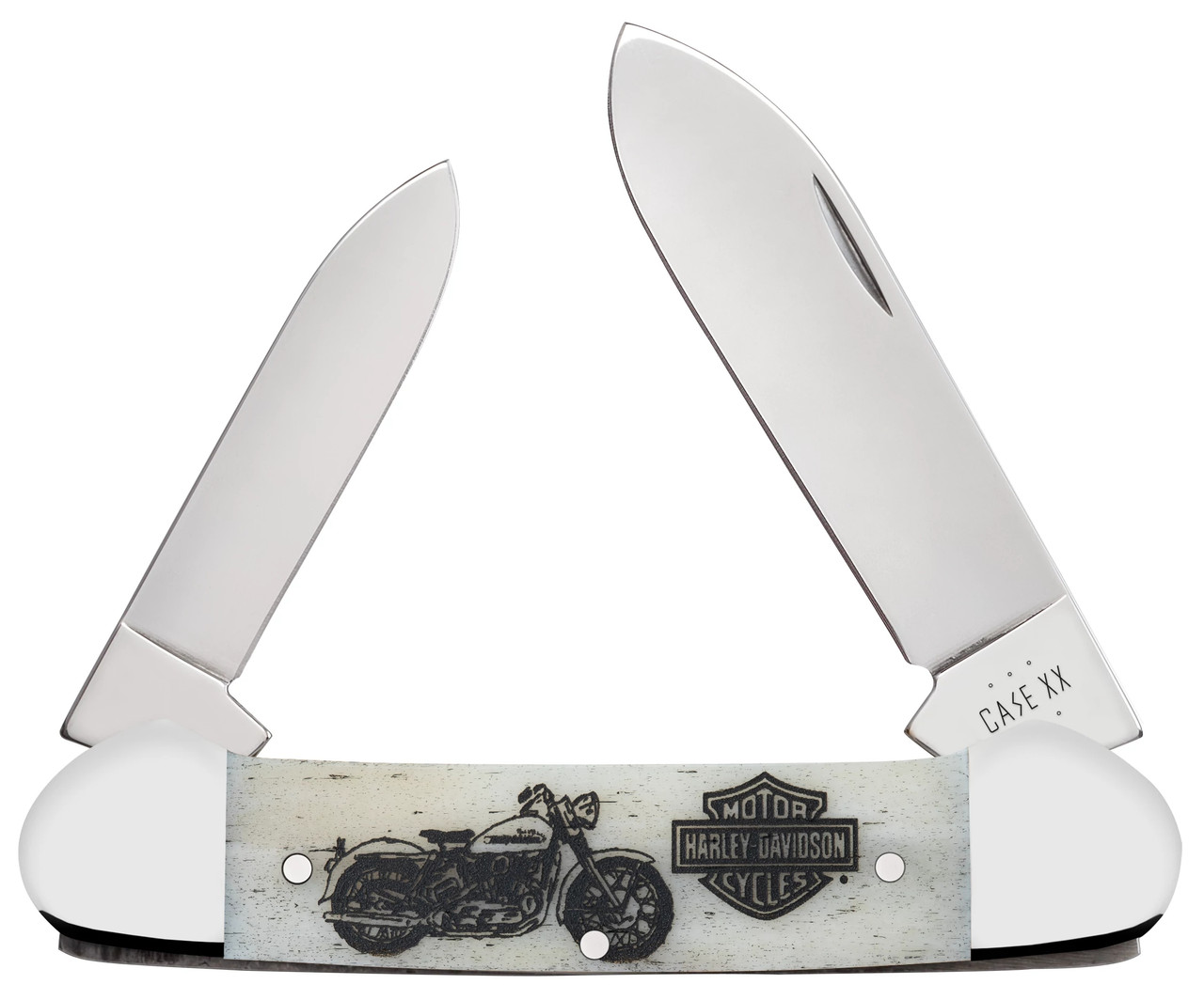 Case Harley Natural Bone 62131 SS Canoe CA52271