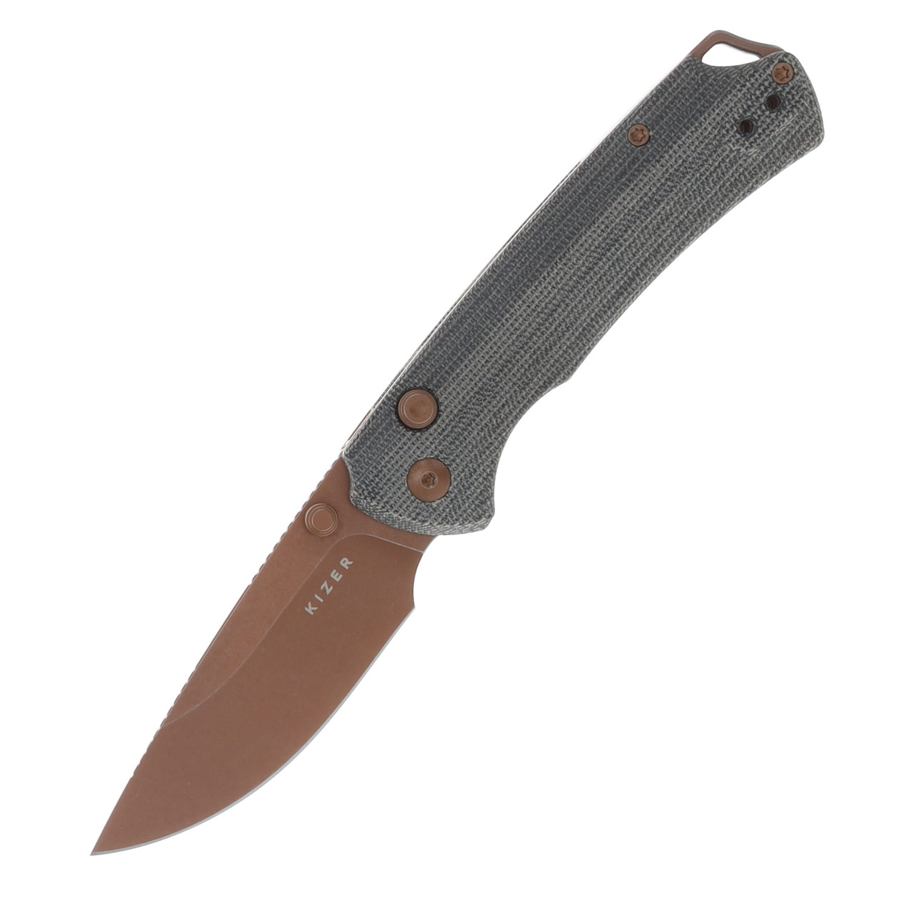 Kizer T1 BD Folding Knife Gray 3.2in Plain Sunset Drop Point V3490.2BA2