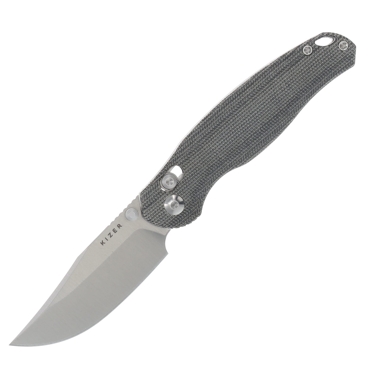 Kizer Phoca CC Folding Knife 2.9in Plain Satin Clip Point V3780A3