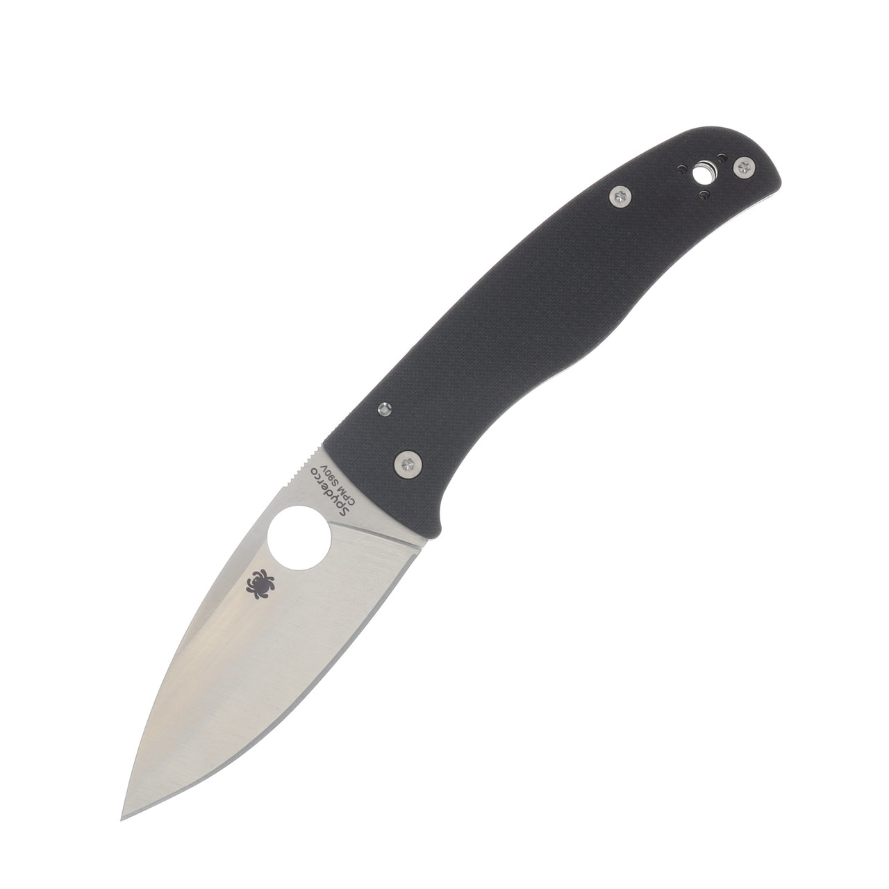 Spyderco Bodacious SPRINT RUN Folding Knife 3.63in Plain Satin Leaf SPC263CFP90V
