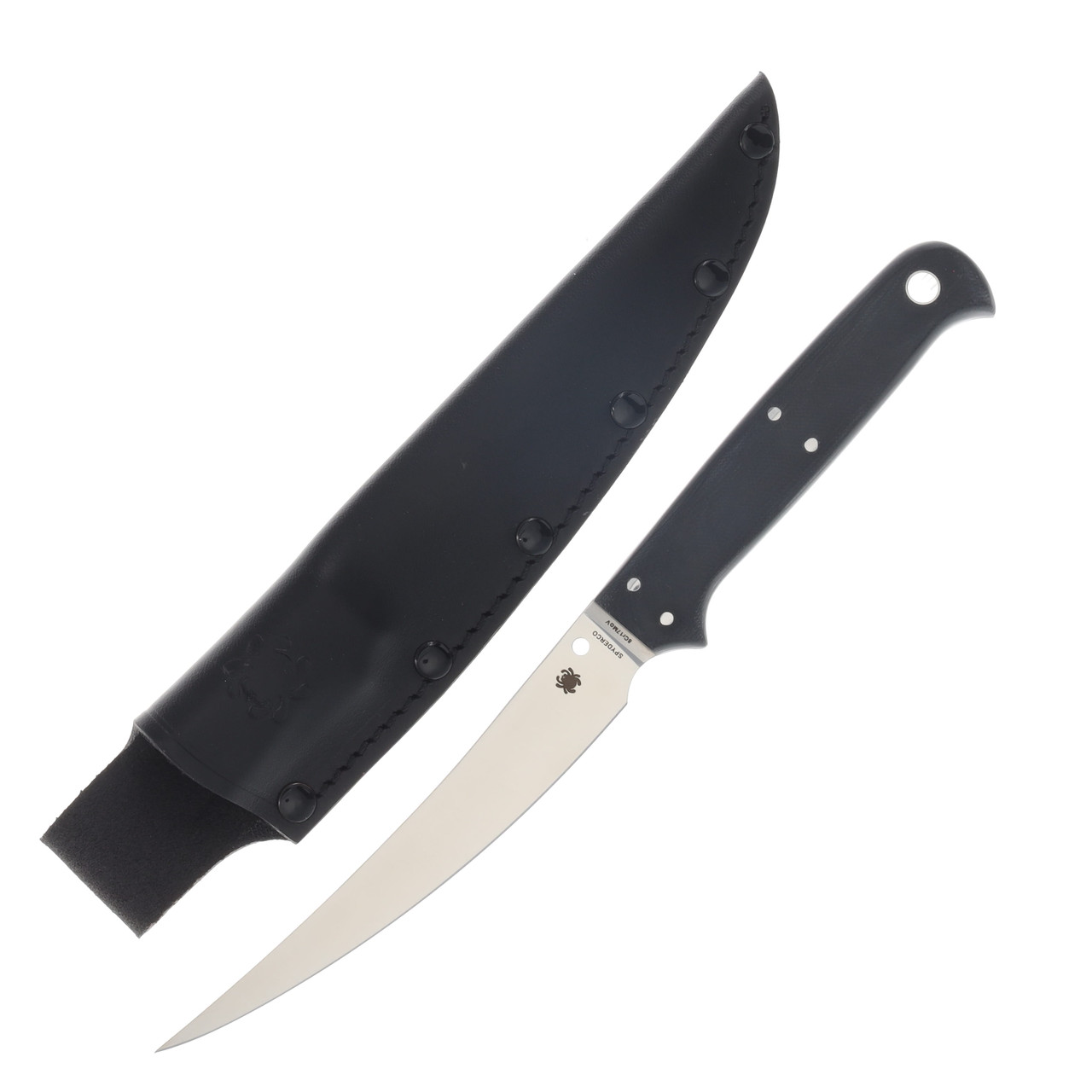Spyderco Shelter Cove Fillet Knife 5.78in Plain Satin Fillet SPFB52GP