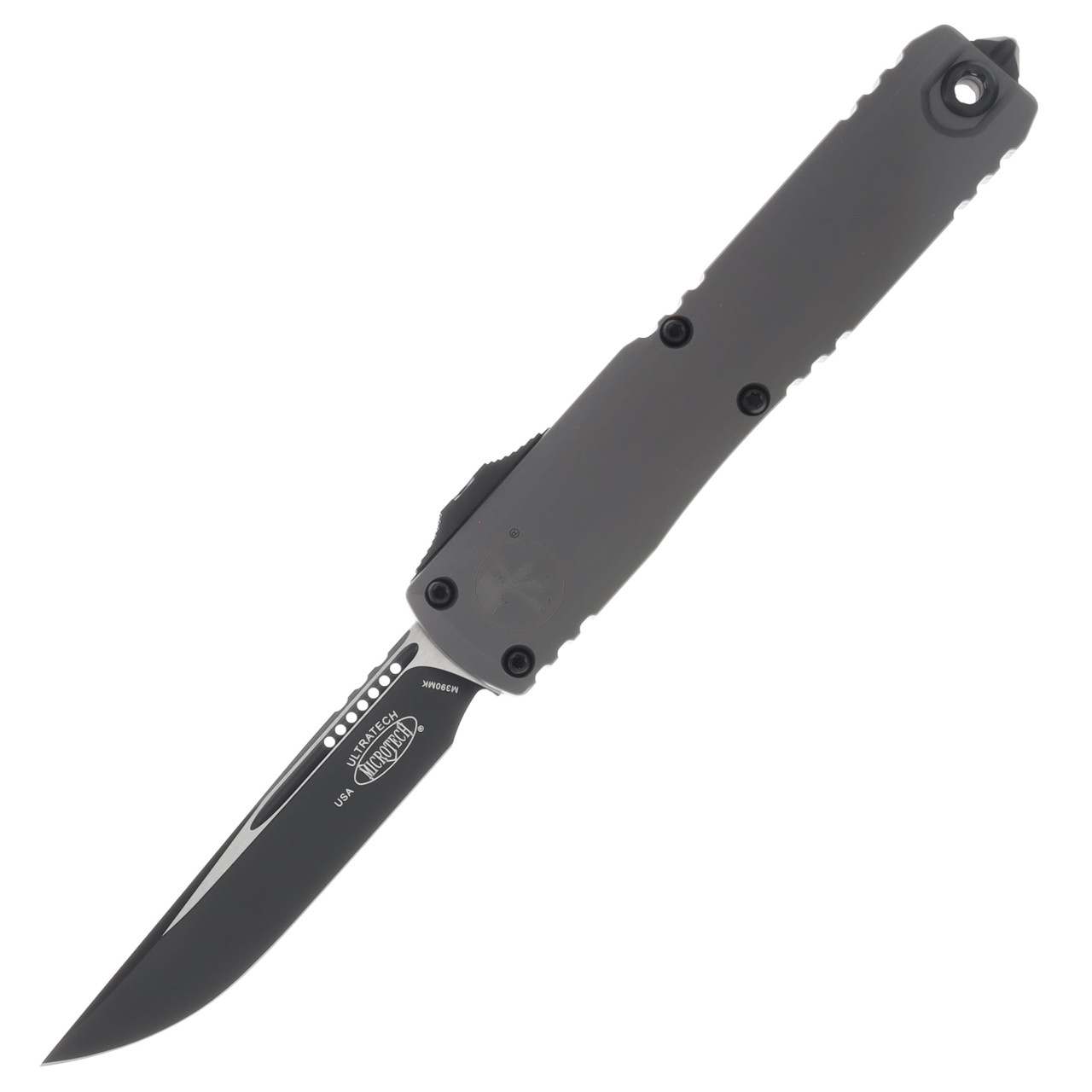 Microtech Ultratech ZBP S/E OTF Knife Natural Clear Black Drop Point AUMT11211NC