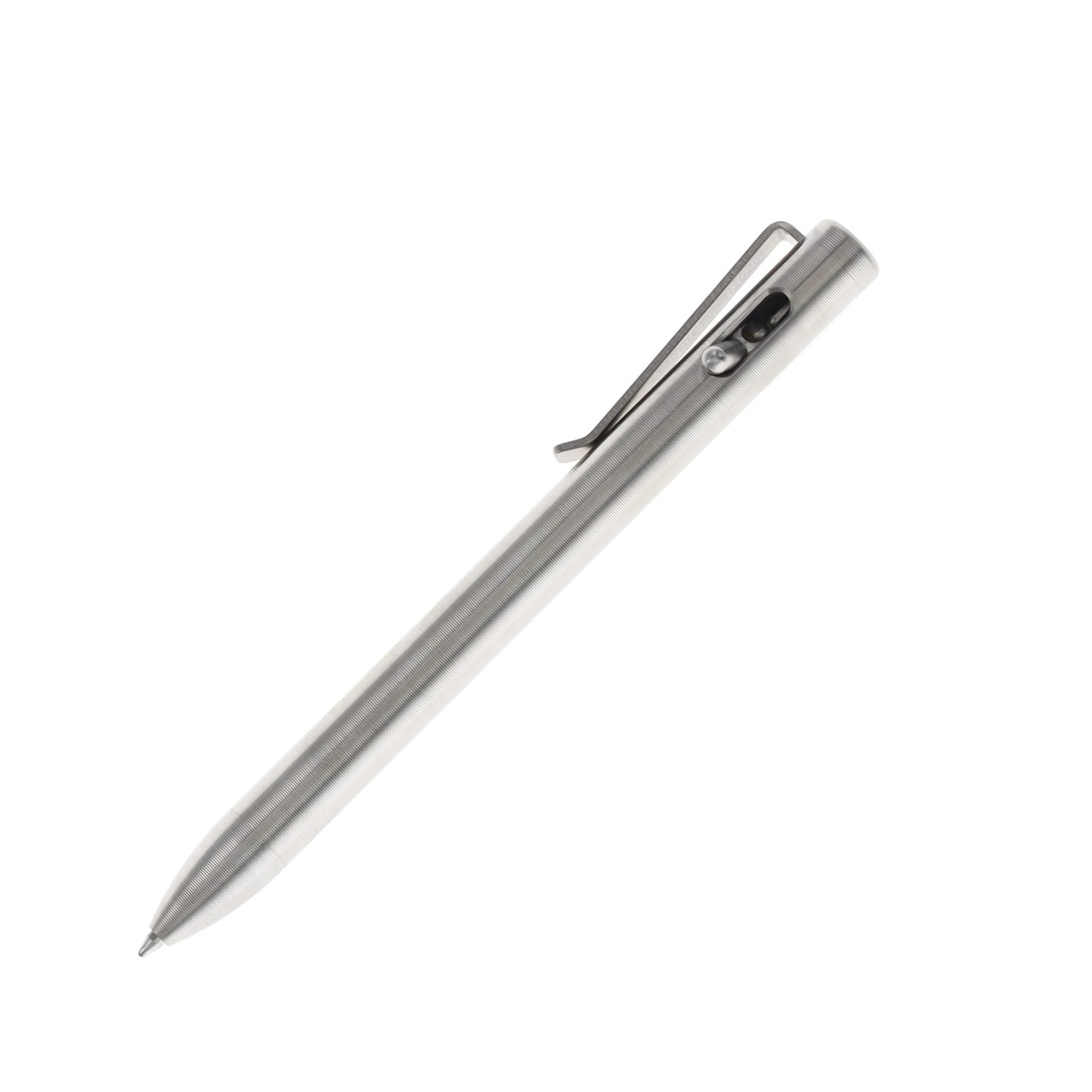 Tactile Turn Switch Pen Short 5.25" Machined Titanium 10-ST2-TTM-TTM