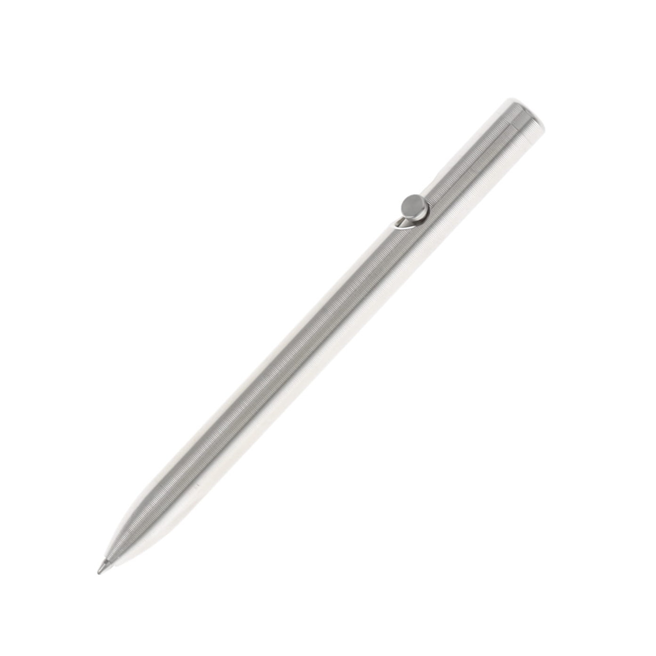 Tactile Turn Bolt Action Pen Short 5.1" Titanium 10-BA2-TTM-TTM