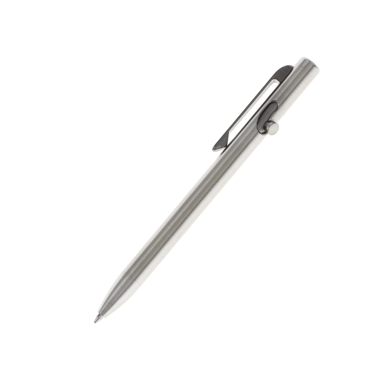 Tactile Turn Slim Bolt Action Pen Short 5.1" Titanium 10-SB2-TTM-TTM