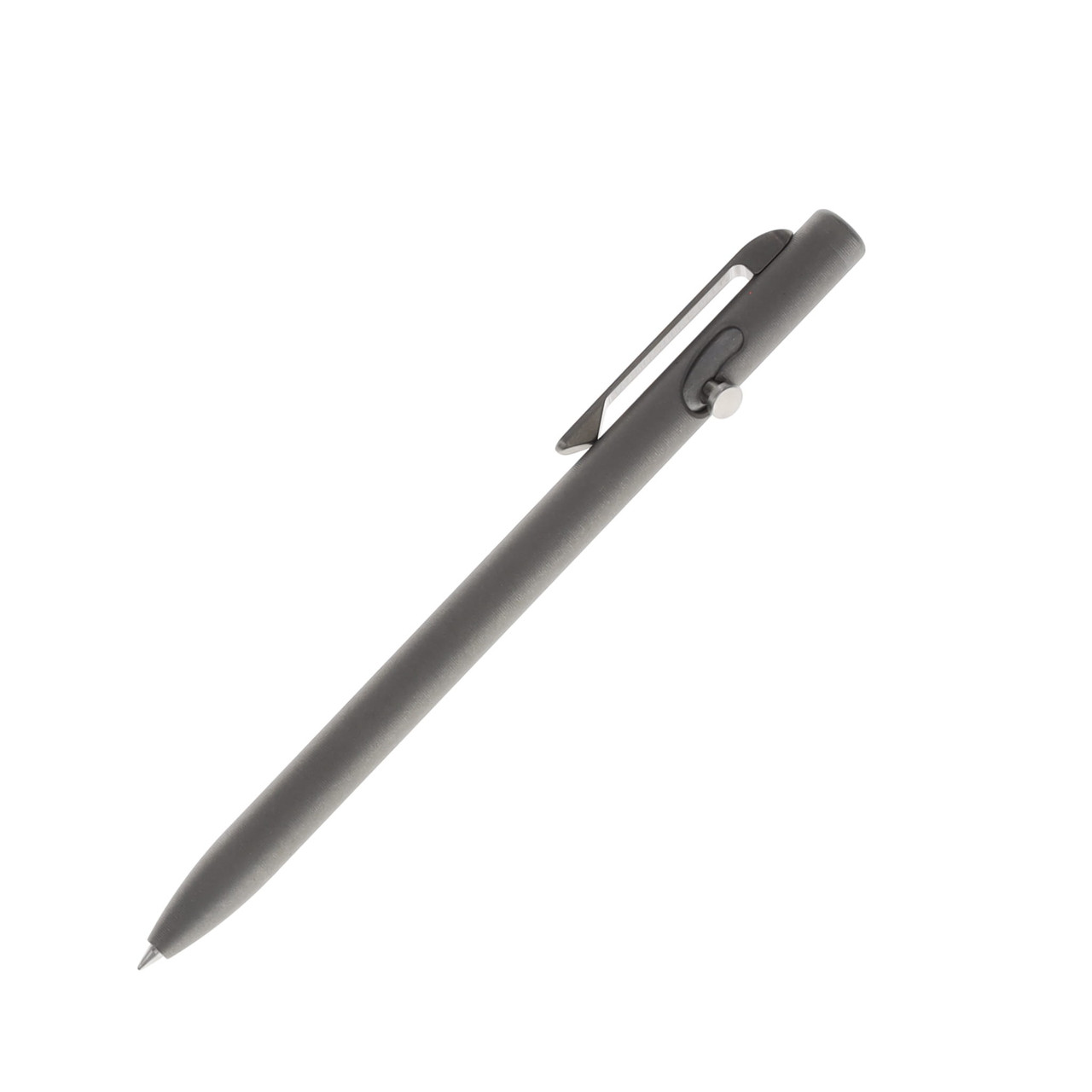Tactile Turn Slim Bolt Action Pen Standard 5.6" Stonewashed Titanium 10-SB1-TTM-STW
