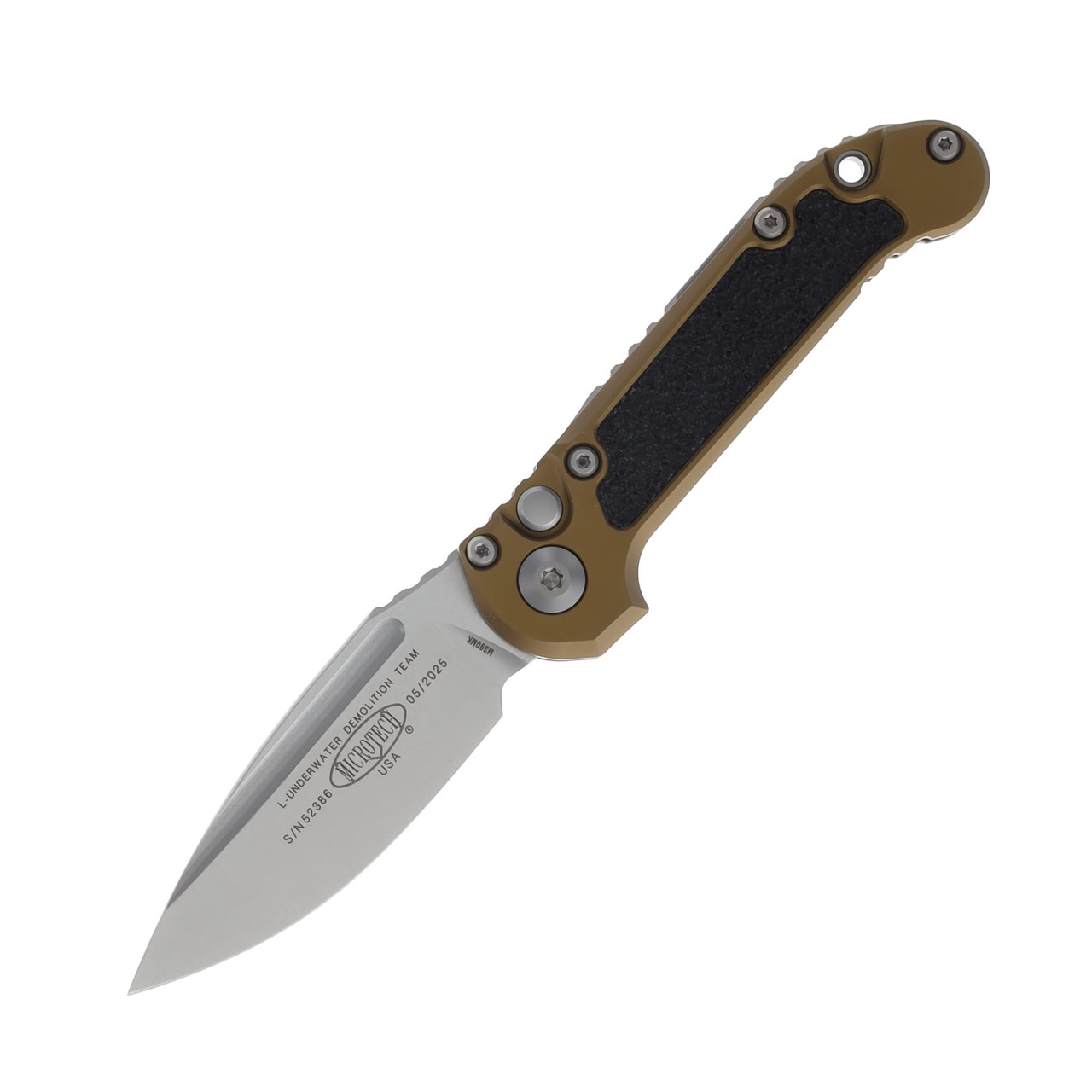 Microtech 2023 LUDT OTS Auto C/P STW Tan Standard MT113510TA